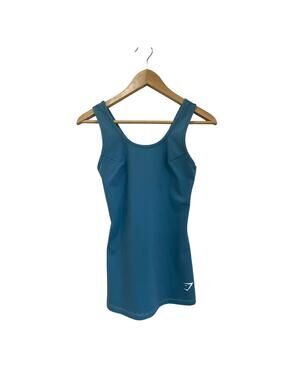 Gymshark Dreamy Vest Training Tank Top Athletic Activewear Teal Size XS